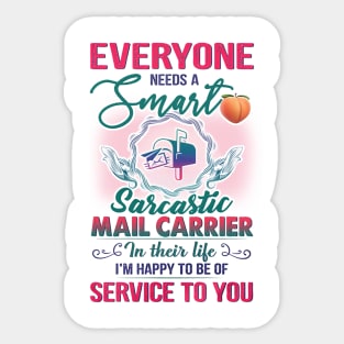 Sarcastic Mail Carrier Sticker